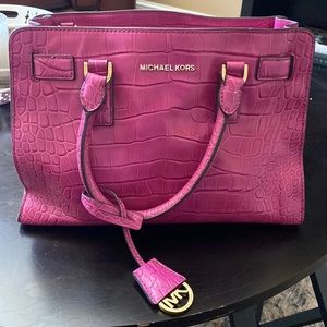 Fuschia Michael Kors handbag